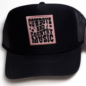 Katydid Black Trucker Hat